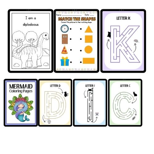 Kids PLR Mega Bundle: 15 Editable Canva Games + 22 Printable Products | Private Label Rights | Rebrand & Resell Educational Content