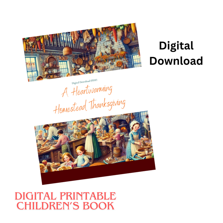 A Heartwarming Homestead Thanksgiving Digital Children's Book