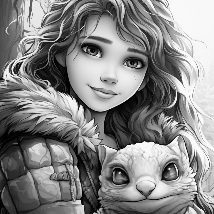 Enchanted Dragons Digital Download PDF 40 Pages Coloring Book for Adults and Kids Printable Colouring Pages