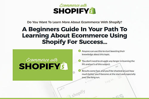 Ecommerce with Shopify EBook