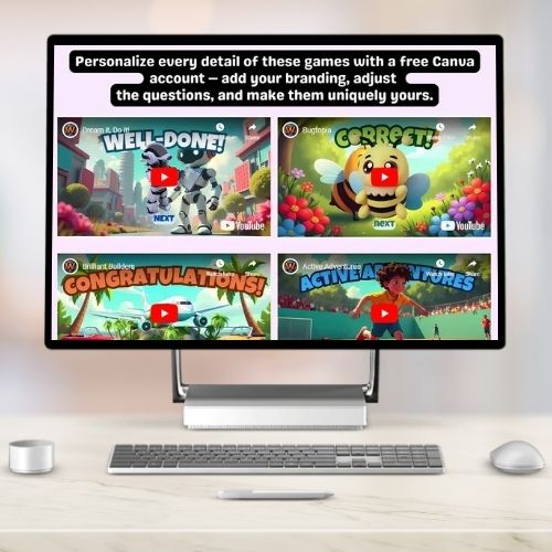 Kids PLR Mega Bundle: 15 Editable Canva Games + 22 Printable Products | Private Label Rights | Rebrand & Resell Educational Content