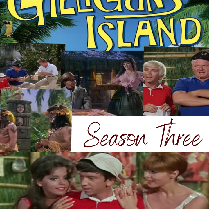 Gilligan's Island TV Show Series MP4 Digital Download  - Full Color - Season Three - 30 Episodes Gilligans Island 1964 - 1967
