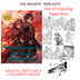 Manga Warriors Part Seven Martial Arts Fighters Digital Download PDF 40 Pages Coloring Book for Adults and Kids Printable Colouring Pages