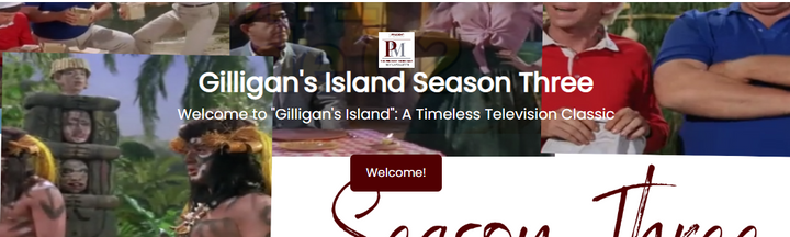 Gilligan's Island TV Show Series MP4 Digital Download  - Full Color - Season Three - 30 Episodes Gilligans Island 1964 - 1967