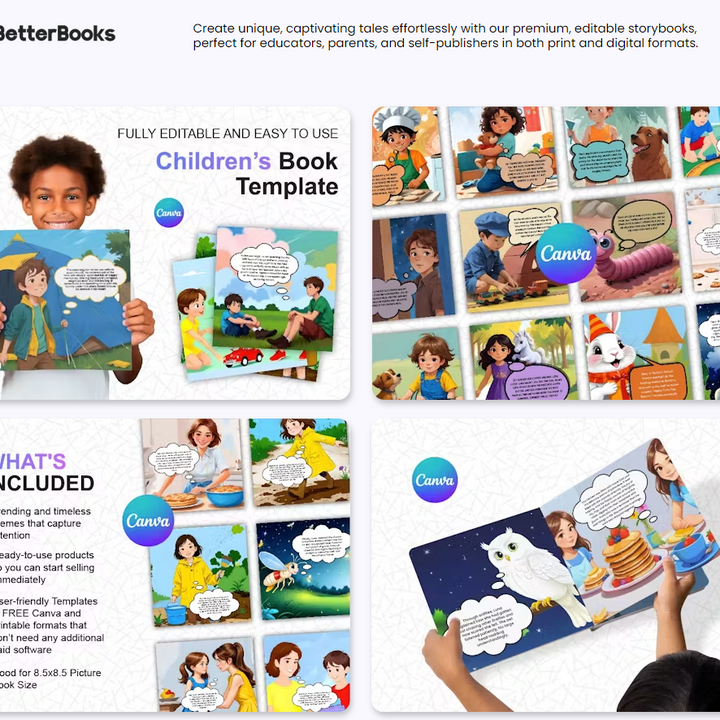 Better Books 1.0 - Build a Lucrative Children's & Adult's Printable & Digital  Book Business DFY-PLR