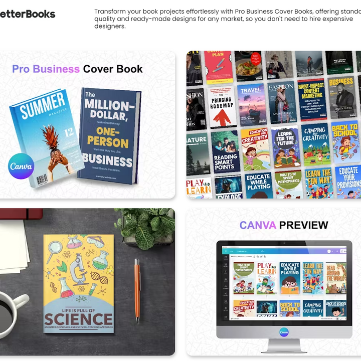 Better Books 1.0 - Build a Lucrative Children's & Adult's Printable & Digital  Book Business DFY-PLR