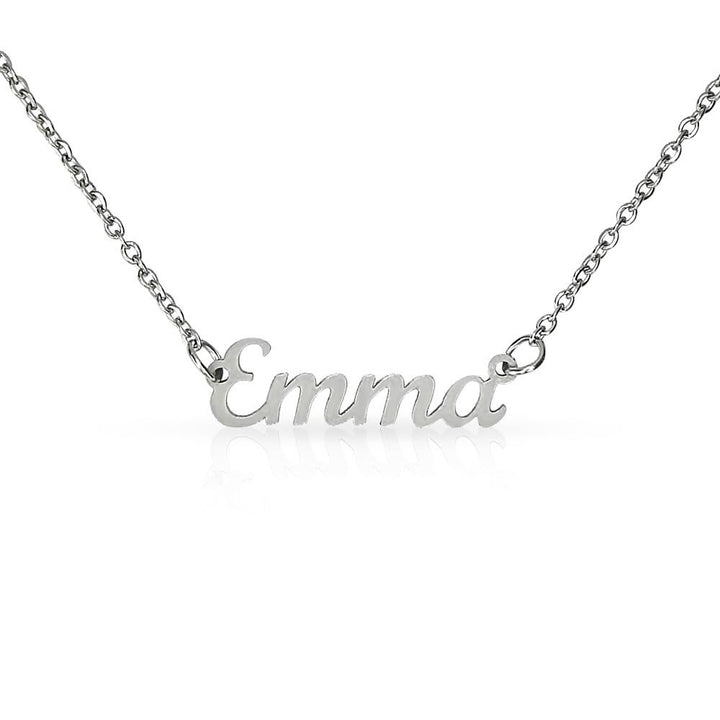 Make a Personal Statement with Our Custom Name Necklaces (No Message Card)