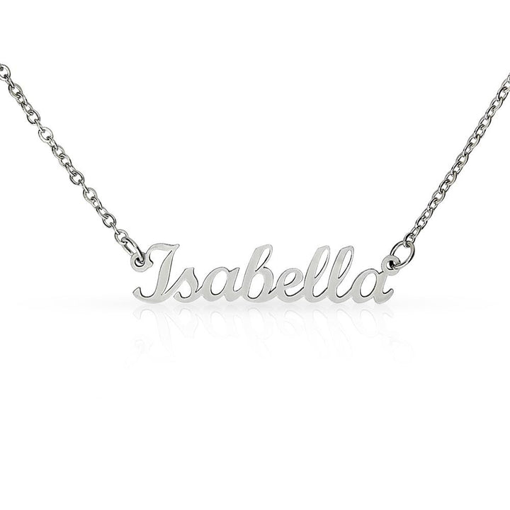 Make a Personal Statement with Our Custom Name Necklaces (No Message Card)