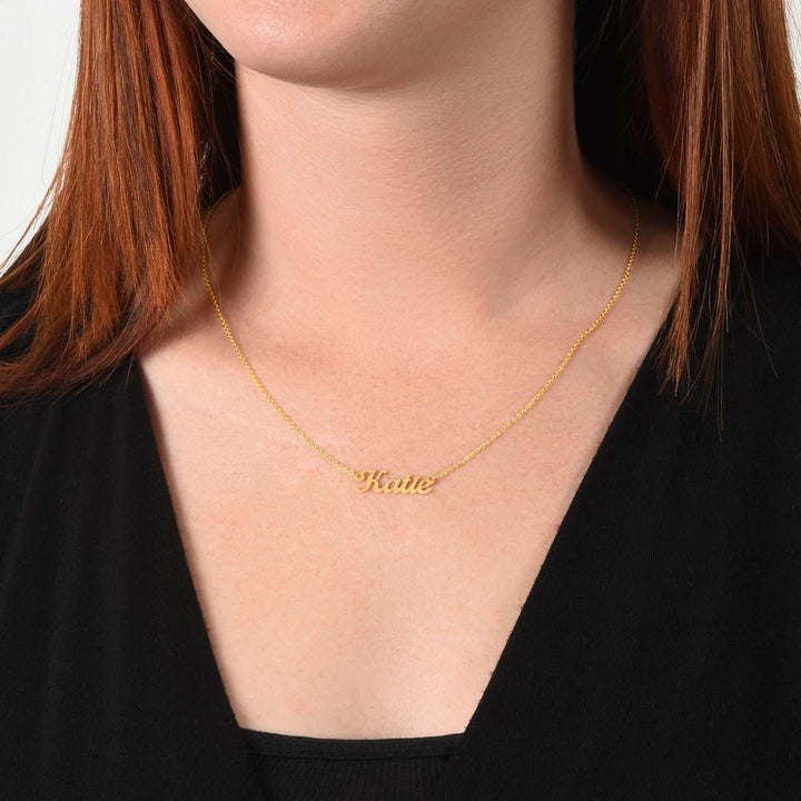 Make a Personal Statement with Our Custom Name Necklaces (No Message Card)