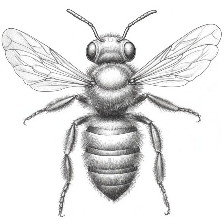 Buzzing Beauties: A Bee-themed Adventure Coloring Book for Adults, Kids, and Children