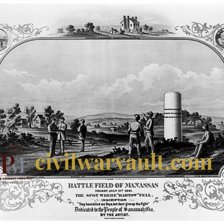 Battlefield of Manassas - Civil War Photograph Print | Historic Battlefied Wall Art