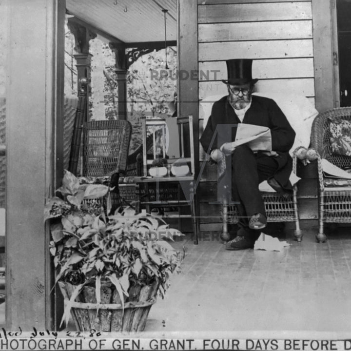 The Final Days of General Ulysses S. Grant just four days before his death in July 1885