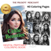 Celtic Beauties Digital Download PDF 40 Pages Coloring Book for Adults and Kids Printable Colouring Pages