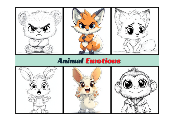 Animal Transformation 500 Unique Coloring Pages for Animal Lovers Digital Download Printable Coloring Sheets For Kids & Adults PLR pack