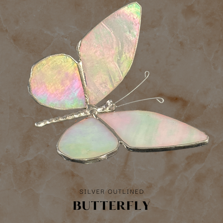 Enchanting Stained Glass Sun Catcher Butterfly: A Captivating Work of Art