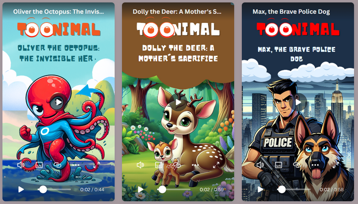 Toonimals Video Series: Instant Access to 131 Educational Kids Videos & Interactive Flipbooks | Children's Storytime, Learning & Activity Bundle | Digital Download