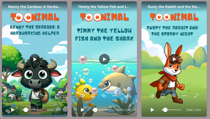 Toonimals Video Series: Instant Access to 131 Educational Kids Videos & Interactive Flipbooks | Children's Storytime, Learning & Activity Bundle | Digital Download