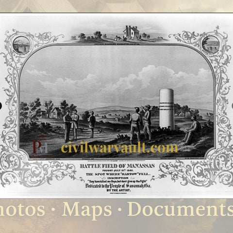 Battlefield of Manassas - Civil War Photograph Print | Historic Battlefied Wall Art