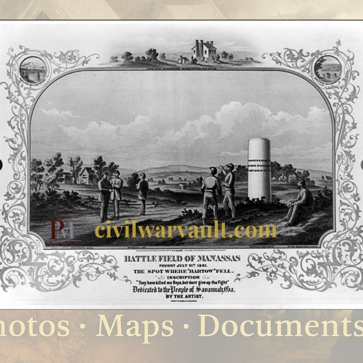 Battlefield of Manassas - Civil War Photograph Print | Historic Battlefied Wall Art