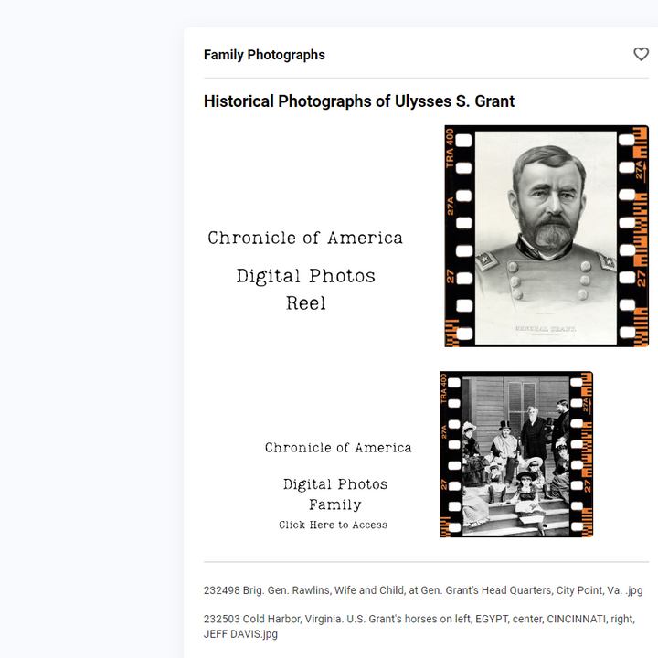 Exploring the Life of Ulysses S. Grant - An Online Digital History Collection