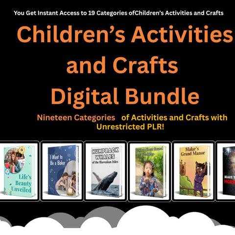 Children's Activities and Crafts Digital Bundle