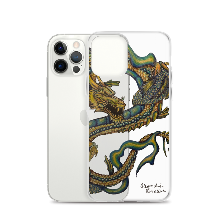 Grab the Dragon and Koi Yin and Yang Clear Case for iPhone®