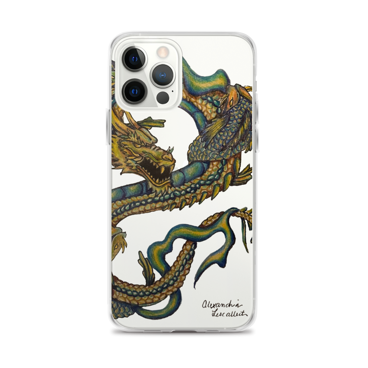 Grab the Dragon and Koi Yin and Yang Clear Case for iPhone®