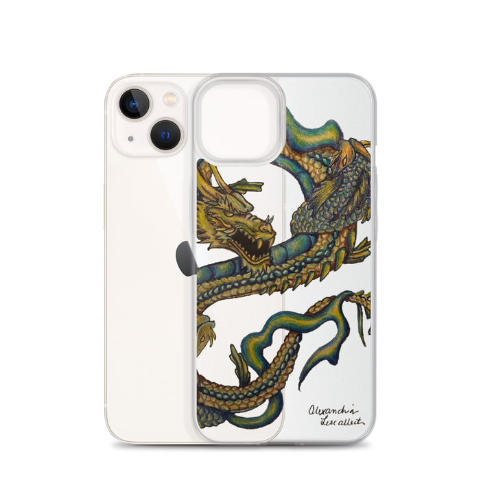 Grab the Dragon and Koi Yin and Yang Clear Case for iPhone®