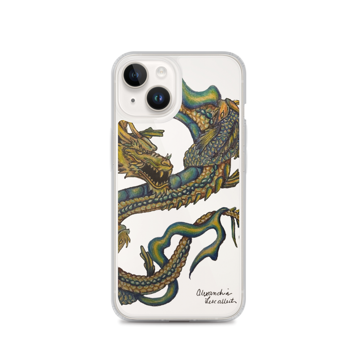 Grab the Dragon and Koi Yin and Yang Clear Case for iPhone®