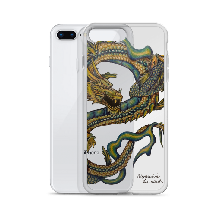 Grab the Dragon and Koi Yin and Yang Clear Case for iPhone®