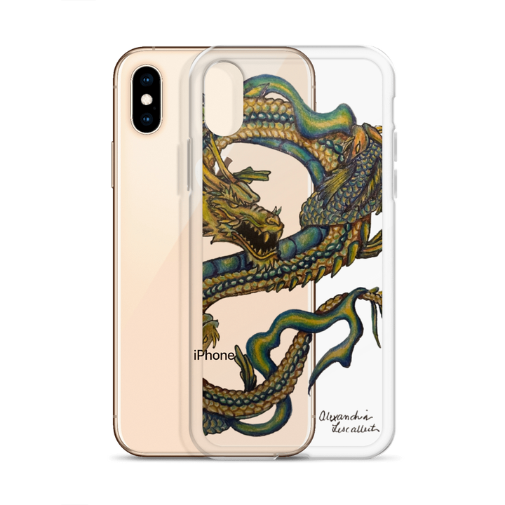 Grab the Dragon and Koi Yin and Yang Clear Case for iPhone®
