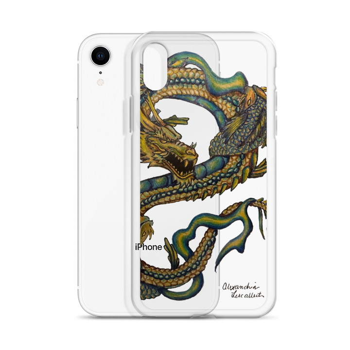 Grab the Dragon and Koi Yin and Yang Clear Case for iPhone®