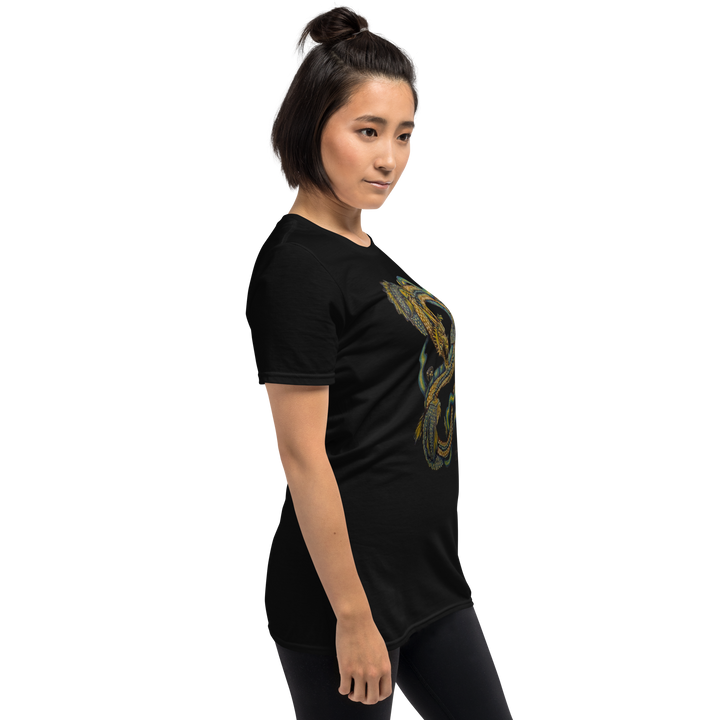 Short-Sleeve Unisex T-Shirt Grab the Dragon and Koi Yin and Yang Tee
