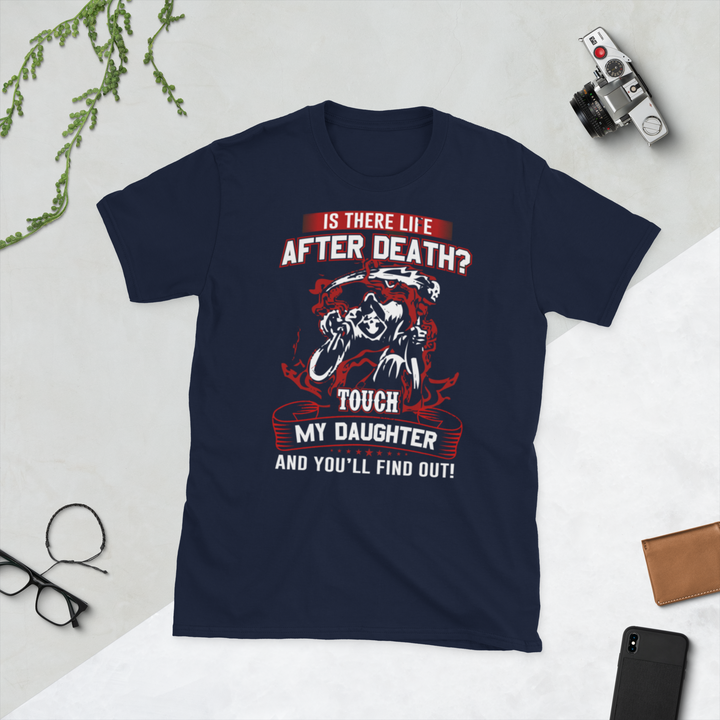 Short-Sleeve Tee POD Unisex T-Shirt Logo "Is There Life After Death?